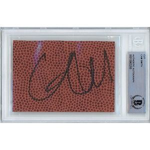 Cam Smith Autographed South Carolina Gamecocks Football Cut - Beckett Slab - USC